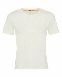 MEXX Korte Mouwen T-shirt Off White -Style Verkoop tu2195023w