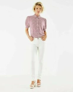 MEXX Korte Mouwen Blouse Fuchsia -Style Verkoop xc0410023w 192033 2