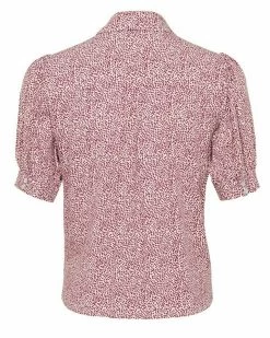 MEXX Korte Mouwen Blouse Fuchsia -Style Verkoop xc0410023w 192033 6
