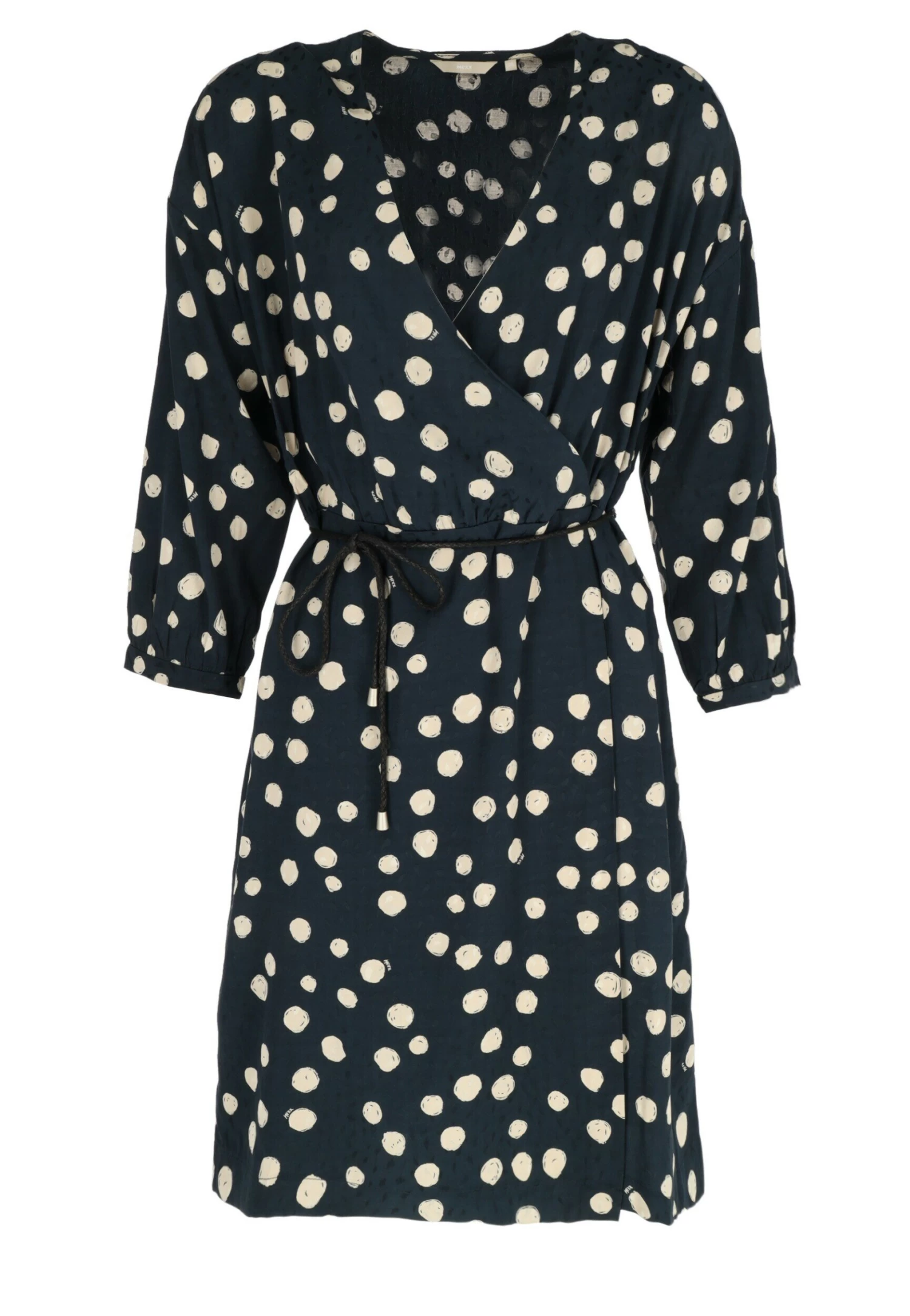 MEXX Geprinte Jurk Met Overslag Navy 8 MEXX Geprinte Jurk Met Overslag Navy - Afbeelding 6