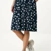 MEXX Pleated Skirt Navy -Style Verkoop xc1724033wm 194020 2