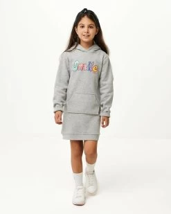 MEXX Hooded Sweat Dress Grey Melee 11 MEXX Hooded Sweat Dress Grey Melee -Style Verkoop zn0610026 01g 300001 5