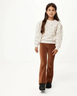 MEXX Crewneck Embroidery Sweater Off White -Style Verkoop zn1801026g 110701 3