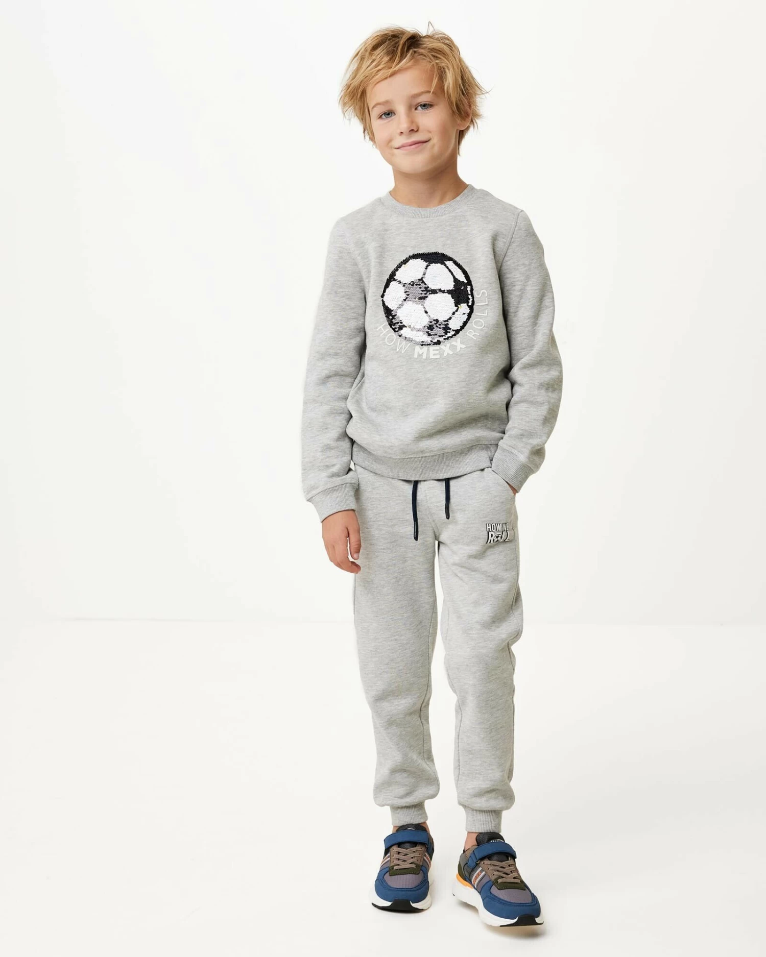 MEXX Two Way Sequince Crewneck Grey Melee 6 MEXX Two Way Sequince Crewneck Grey Melee - Afbeelding 4