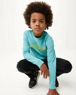 MEXX Crewneck Logo Carrier Ocean Blue