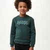 MEXX Crewneck Logo Carrier Dark Green -Style Verkoop zn1857026b 195512 2