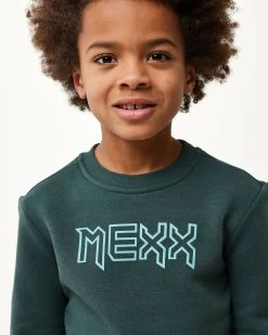 MEXX Crewneck Logo Carrier Dark Green -Style Verkoop zn1857026b 195512 5