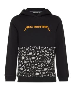 MEXX Colorblock Hoody Black -Style Verkoop zn1859026b 193911