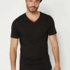 MEXX T-shirt SS V-neck 2-Pack Black -Style Verkoop zn21110013 01m 193911 1 2
