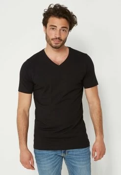 MEXX T-shirt SS V-neck 2-Pack Black