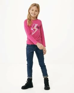 MEXX Long Sleeve T-shirt Two Way Sequince Pink -Style Verkoop zn2119026g 172034 3
