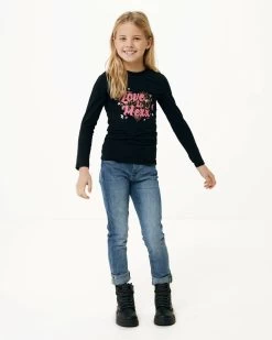 MEXX Long Sleeve Artwork T-shirt Black 10 MEXX Long Sleeve Artwork T-shirt Black -Style Verkoop zn2121026g 193911 3