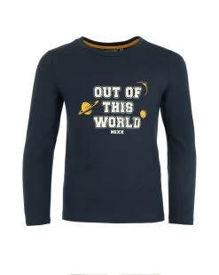 MEXX Long Sleeve Artwork T-shirt Navy 12 MEXX Long Sleeve Artwork T-shirt Navy -Style Verkoop zn2127026b 194020