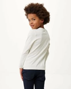 MEXX Long Sleeve Artwork T-shirt Off White -Style Verkoop zn2134026b 110701 4