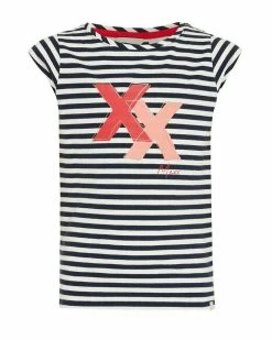 MEXX Striped Artwork T-shirt Navy 12 MEXX Striped Artwork T-shirt Navy -Style Verkoop zn2160023g 194020