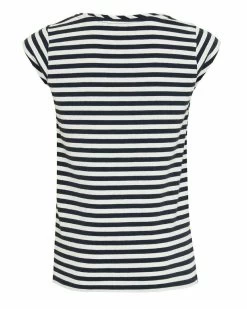 MEXX Striped Artwork T-shirt Navy 13 MEXX Striped Artwork T-shirt Navy -Style Verkoop zn2160023g 194020 6