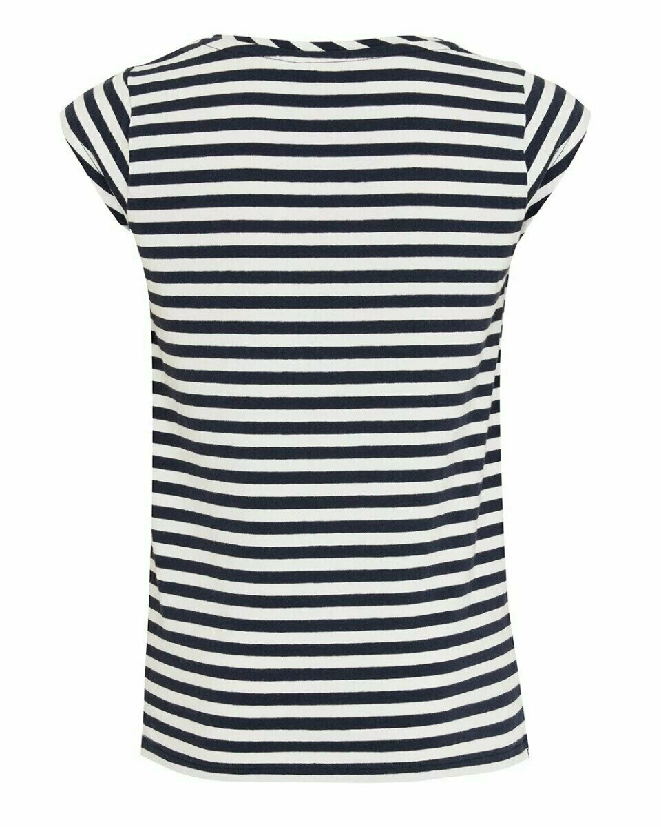 MEXX Striped Artwork T-shirt Navy 8 MEXX Striped Artwork T-shirt Navy - Afbeelding 6